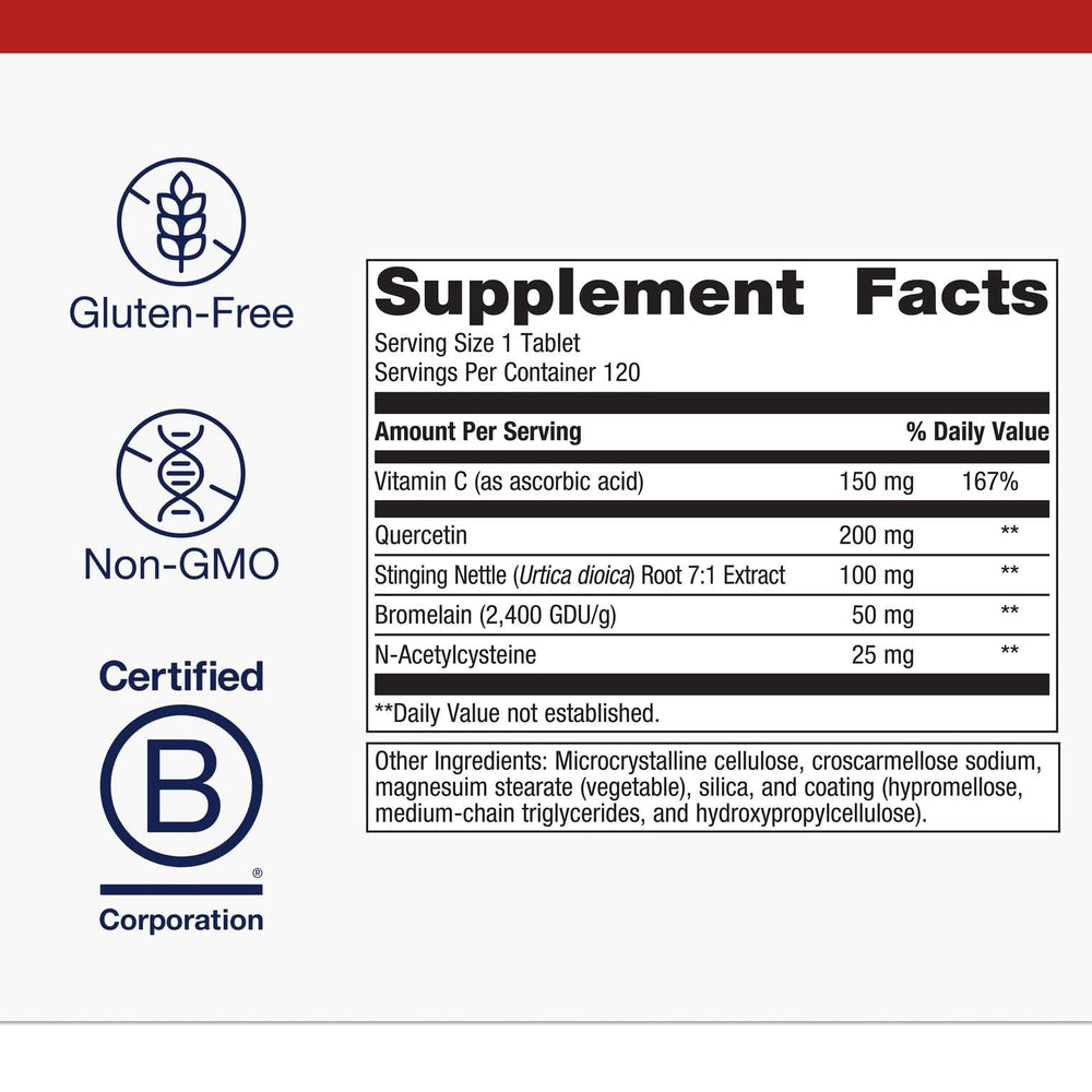 Close-up of Sinuplex bottle label showing branding