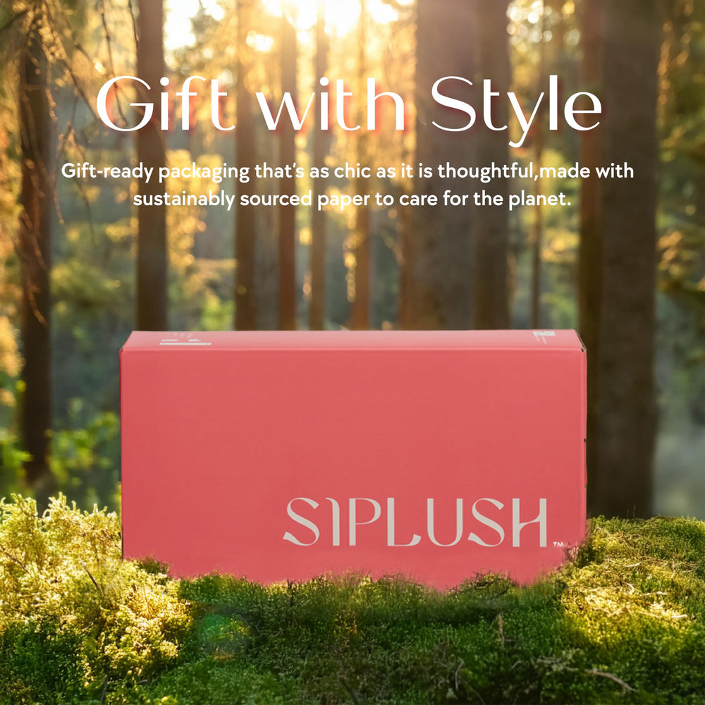 SIPLUSH Paradise Shaker interior resists odors and stains for freshness.