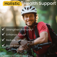 Sea moss and black seed oil capsules showing 5% thymoquinone