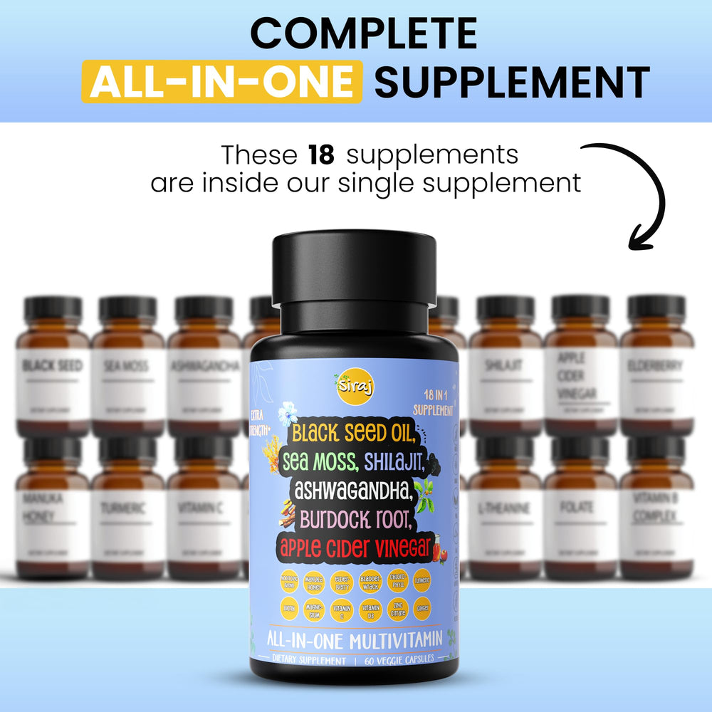 Shilajit and ashwagandha capsules for immune support