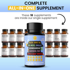 Shilajit and ashwagandha capsules for immune support