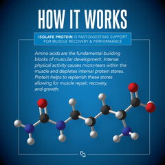 Prepared shake showing creamy Decadent Chocolate flavor