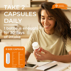 Close-up of berberine capsules and ingredients