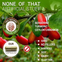 Packaging of SIRUNES Berberine100 Capsules