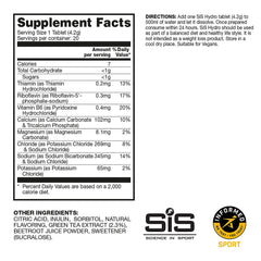 SIS Hydro tablets dissolving in water to make 500ml electrolyte drink