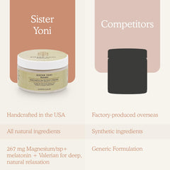 Product label highlighting Melatonin and Valerian Root ingredients