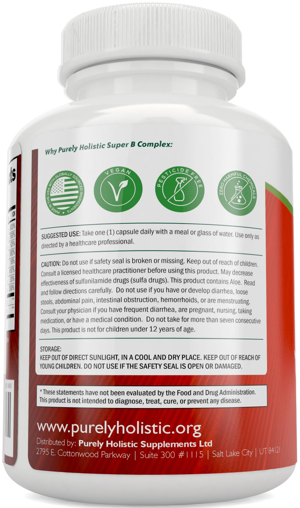 6-month supply highlight for B vitamin complex