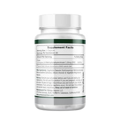 60-capsule vegan, non-GMO bottle of L-Methyl Folate.