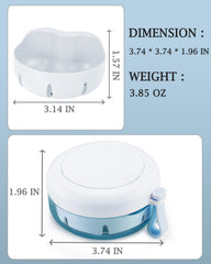 Compact size: 3.74 x 3.74 x 2.17 inches for travel