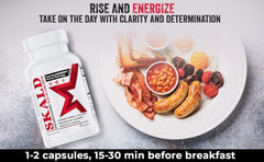 Close-up of Skald capsules