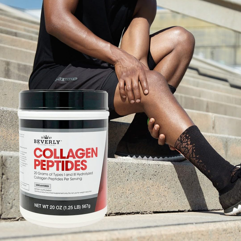 Illustration of benefits for skin, hair, nails, bones and joints