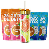 Skinny Boost Tea Kit 2 Pack with Free Fruit Slice Tumbler - hero image