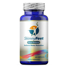 Bottle of Skinny Feet Water Retention and Swelling Support supplement