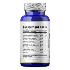 Close-up of Skinny Feet ingredients and formula