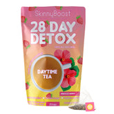 SkinnyBoost detox tea hibiscus berry tea bags for a gentle daily cleanse.