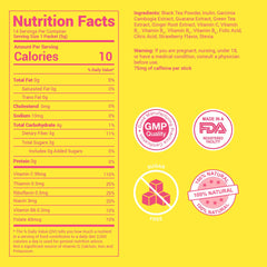 SkinnyBoost Skinny Teas Instant Tea Sticks dissolving in hot water for an easy energy boost.