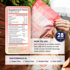 Back of label showing nutrition facts and clean ingredients