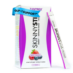 Front view of SkinnyStix Berry Fusion GLP-1 powder packet