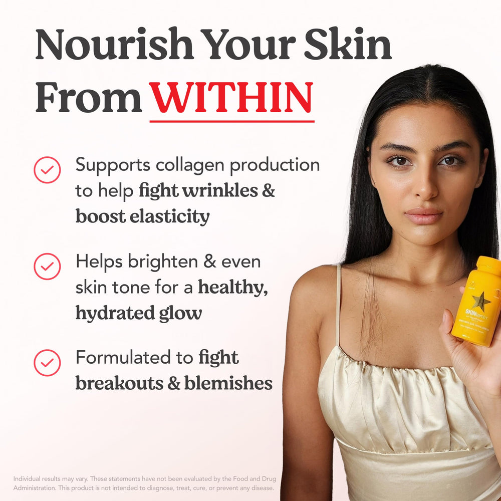 Front view of SKINtamin bottle with label visible