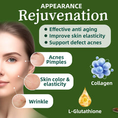 Cup of prepared Skiseoy 20x Collagen Chia Coffee with chia seeds