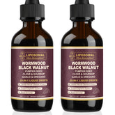 Sklia 20-in-1 Liposomal Wormwood Black Walnut Drops bottle label
