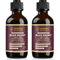 Sklia 20-in-1 Liposomal Wormwood Black Walnut Drops bottle label