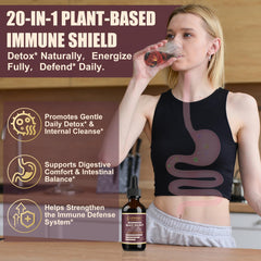 USA-made vegan clean formula label