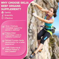 Visual emphasizing uterine and ovary tissues in the formula