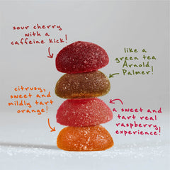Close-up of raspberry-flavored Skratch Labs Energy Chew