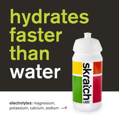 Close-up of hydration packet showing flavor labeling