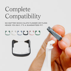 Eco-friendly materials and packaging for Slate Flosser