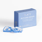 Slate Flosser Refills 20-pack nano-hydroxyapatite floss heads – product shot