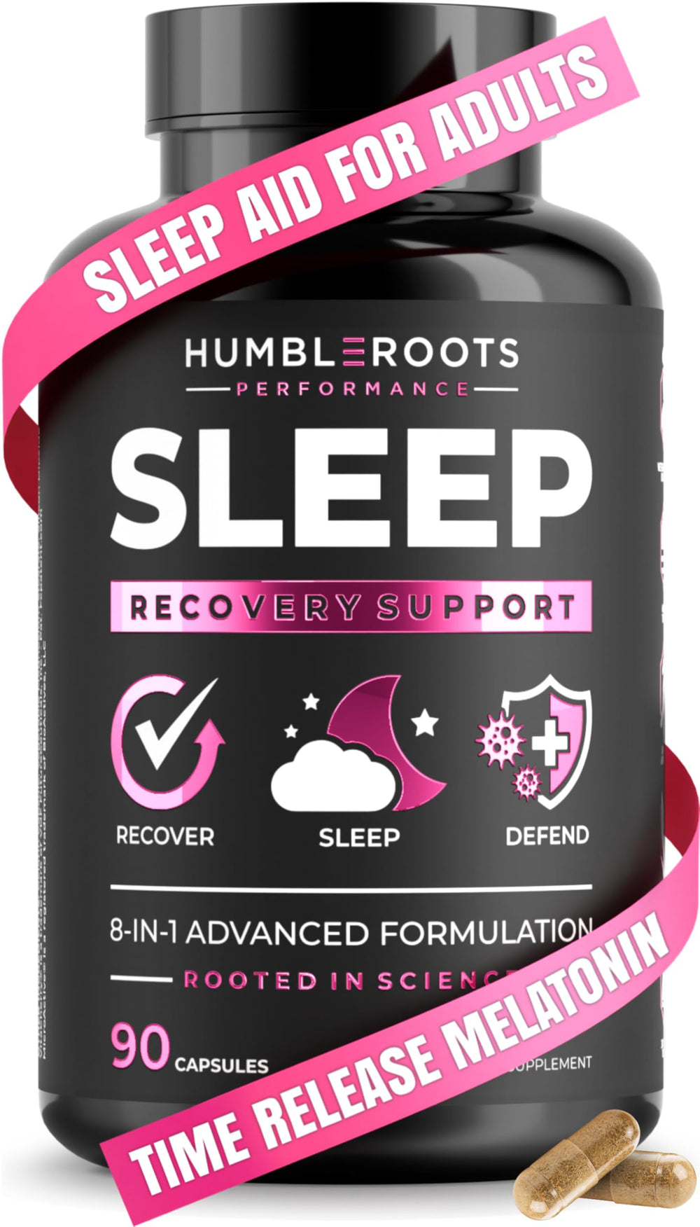 Extended-release Melatonin capsule for sleep aid