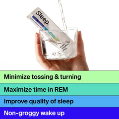 Tart cherry juice and calming botanicals illustration