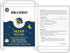 Nighttime sleep patch worn during sleep