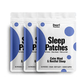 Box of Sleep Patches for Adults - 3 Pack (90 patches) with Valerian & 5-HTP