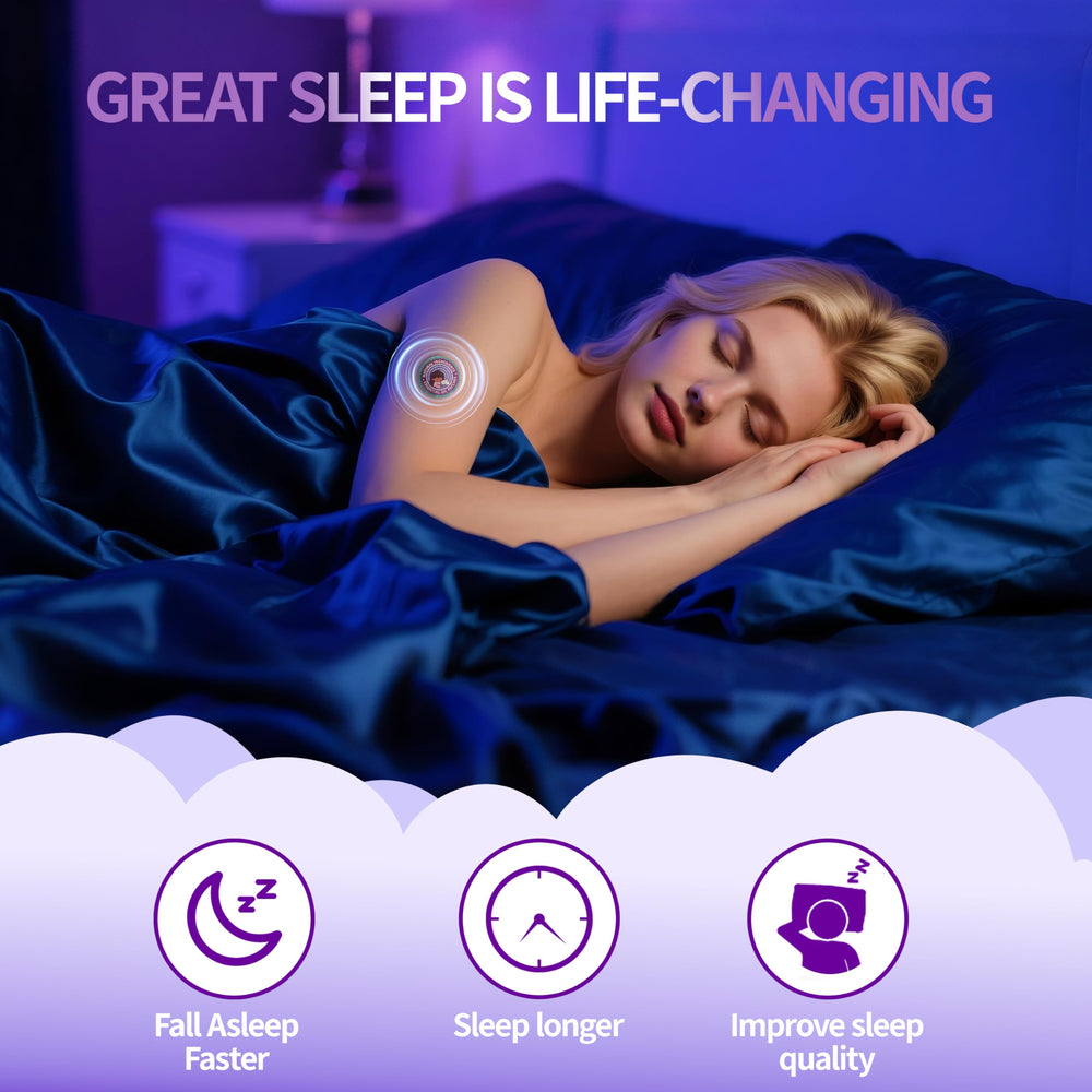 Compact and portable sleep patches suitable for travel