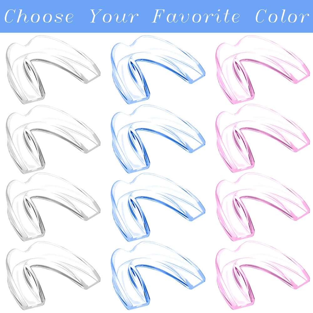 Sleep better with pink mouth guard protection