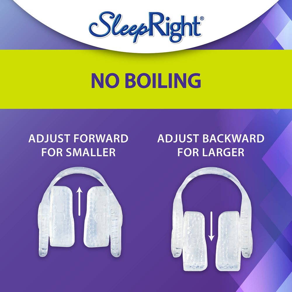 BPA-free and latex-free SleepRight dental guard label