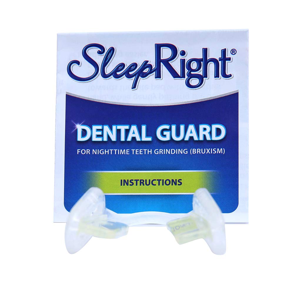 Angle view highlighting flexible fit of SleepRight dental guard