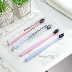 Individually sealed packs keep bristles dry