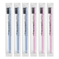 Display view of 7-pack prepasted toothbrush images