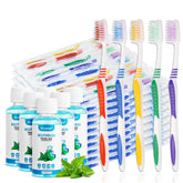 SLequipo bulk toothbrushes in assorted colors (pack view) - 50 pcs