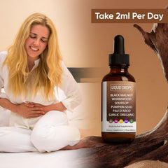 Graphic showing gut balance and digestion support