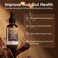 Collection of ingredients used in Slifthistle gut cleanse