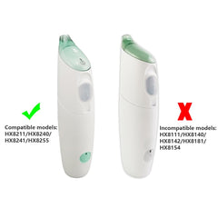 Slim angled nozzle replacement for AirFloss