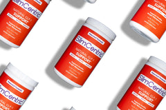 SlimCentric GLP-1 powder dissolving in water for convenient daily use.