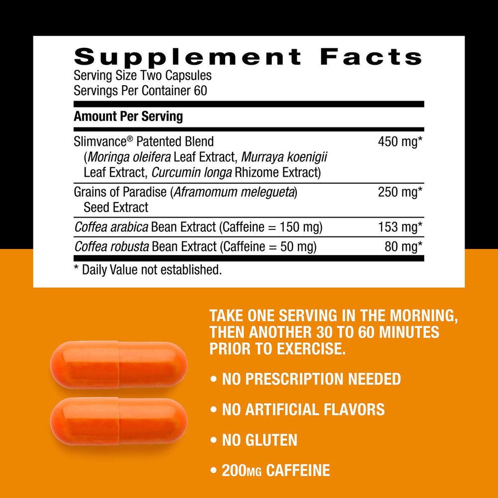 Energy boost from Slimvance XP Metabolism Igniter