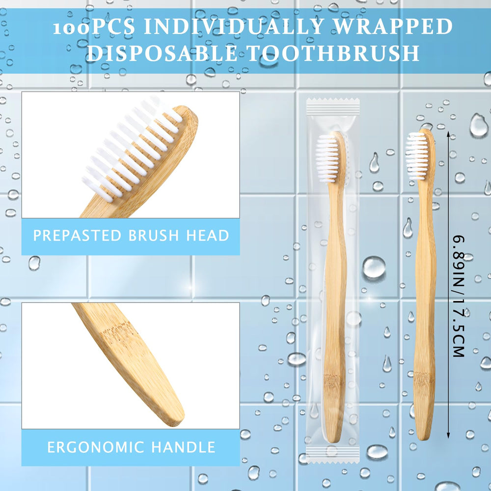 Individually wrapped prepasted toothbrushes for travel and gifting