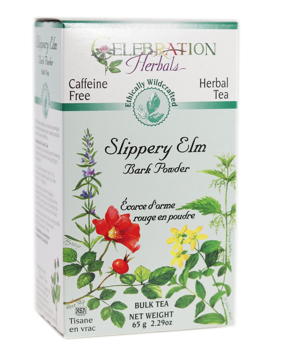 Celebration Herbals Slippery Elm Bark Powder 65 g packaging